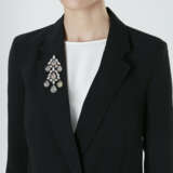 GRAFF GRAY CULTURED PEARL AND DIAMOND PENDANT-BROOCH - photo 2