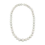 SET OF CULTURED PEARL AND DIAMOND NECKLACES - photo 4