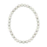 SET OF CULTURED PEARL AND DIAMOND NECKLACES - photo 7