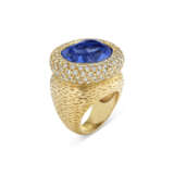 SAPPHIRE AND DIAMOND RING - photo 1