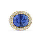 SAPPHIRE AND DIAMOND RING - photo 4