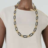 VAN CLEEF & ARPELS ONYX AND DIAMOND LONGCHAIN NECKLACE - photo 2
