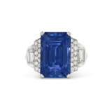SAPPHIRE AND DIAMOND RING - photo 6