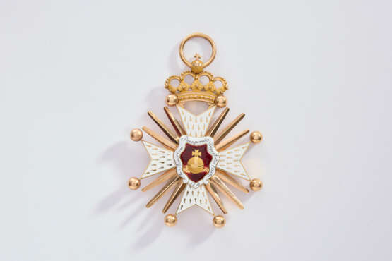INSIGNE DE CHEVALIER DE L’ORDRE DE SAINT HUBERT DE BAVIERE DE JOACHIM MURAT (1767-1815), ROI DE NAPLES OU DE SON FILS NAPOLÉON ACHILLE MURAT - photo 2
