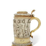 TANKARD ALLEMAND EN ARGENT ET VERMEIL - photo 1