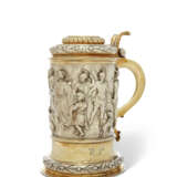 TANKARD ALLEMAND EN ARGENT ET VERMEIL - photo 2