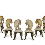 ENSEMBLE DE QUATRE CHAISES ET DEUX FAUTEUILS DITS "DE GROTTE" - photo 1