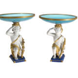 A Pair of Biscuit Porcelain Table Vases - photo 1