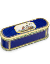 TABATIÈRE FRANÇAISE EN OR ET ÉMAIL