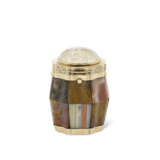 VINAIGRETTE EN OR ET PIERRE DURES D'ÉPOQUE VICTORIENNE - photo 1