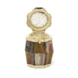 VINAIGRETTE EN OR ET PIERRE DURES D'ÉPOQUE VICTORIENNE - photo 2