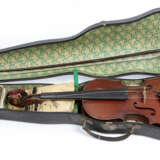 3/4 Geige mit Bogen u. Kasten - photo 1