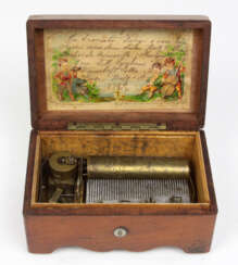 kleine Walzenspieluhr um 1890