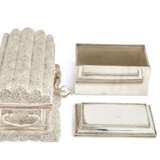 COFFRET EN FILIGRANE ET SA BOÎTE À THÉ EN ARGENT - photo 2