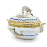TERRINE COUVERTE ET PLATEAU OVALE EN PORCELAINE DE MEISSEN DU SERVICE JAPONAIS DE FRÉDÉRIC LE GRAND - photo 3