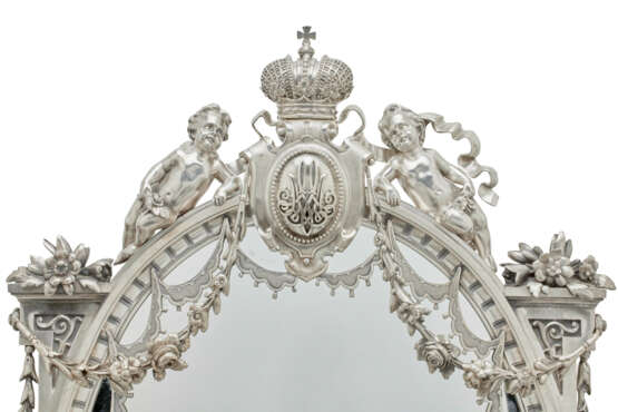 MIROIR DE COIFFEUSE EN ARGENT - photo 6