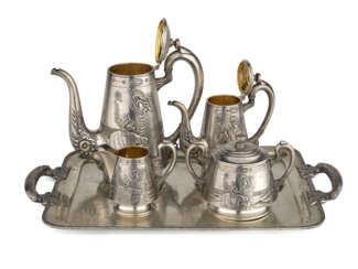 A Silver Tea and Coffee Service 