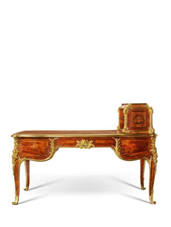 BUREAU PLAT ET SON CARTONNIER D'ÉPOQUE NAPOLÉON III - photo 6