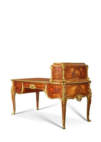 BUREAU PLAT ET SON CARTONNIER D'ÉPOQUE NAPOLÉON III - photo 7