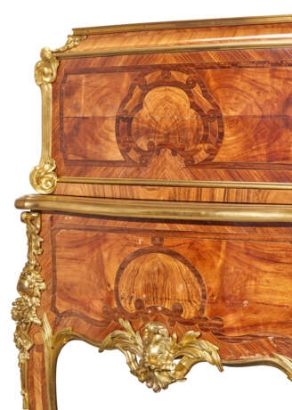 BUREAU PLAT ET SON CARTONNIER D'ÉPOQUE NAPOLÉON III - photo 8