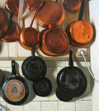 Italian cuisine Canvas oil 21th century - photo 2