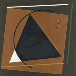 STEINBERG, EDUARD (1937-2012) Composition. Eurasia, triptych, one part signed with initials and dated 1995