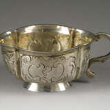 A SILVER PARCEL-GILT CHARKA WITH ROCAILLES - photo 1