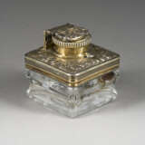 A SILVER-GILT MOUNTED INKWELL WITH CROWNED ALLIANCE COAT OF ARMS OF THE TROUBETZKOY FAMILY - photo 1