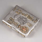 A MASSIVE SILVER CIGARETTE CASE - photo 1