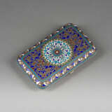 CLOISONNÉ-EMAIL-ZIGARETTENETUI MIT MEDAILLONS - Foto 1