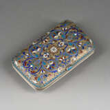 CLOISONNÉ-EMAIL-ZIGARETTENETUI MIT PALMETT-MOTIVEN - Foto 1