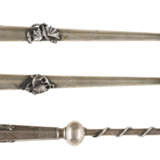 THREE SILVER TORAH POINTER (YAD) - photo 1