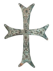A BYZANTINE METAL CROSS