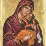 A VERY FINE ICON SHOWING THE MOTHER OF GOD GLYKOPHILOUSA - photo 1
