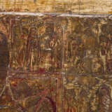 A RARE ICON SHOWING THE MOTHER OF GOD 'OF THE BURNING BUSH' SURROUNDED BY TWELVE MAJOR - photo 4