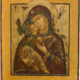 IKONE MIT DER GOTTESMUTTER VON WLADIMIR (WLADIMIRSKAJA) - Foto 1