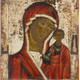 A LARGE ICON SHOWING THE KAZANSKAYA MOTHER OF GOD - фото 1