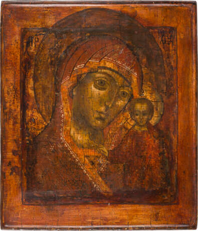 IKONE MIT DER GOTTESMUTTER VON KASAN (KASANSKAJA) - Foto 1