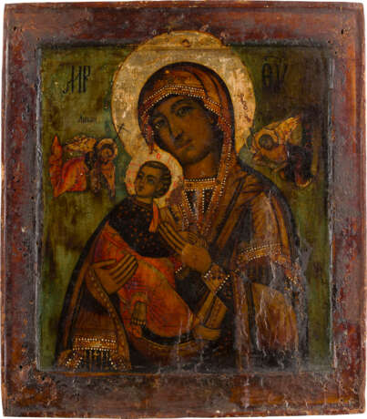 A FINE ICON SHOWING THE MOTHER OF GOD OF THE PASSION - photo 1