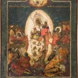 A VERY FINE ICON SHOWING THE MOTHER OF GOD 'JOY TO ALL WHO GRIEVE' - photo 1