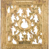 FIVE OKLADS AND BASMAS OF ICONS SHOWING PORTAITS OF THE MOTHER OF GOD AND ST. JOHN - фото 4