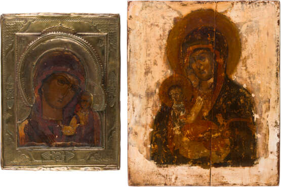 TWO ICONS: THE MOTHER OF GOD OF KAZAN AND THE MOTHER OF GOD 'SOOTHE MY SORROW' - фото 1