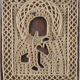 AN ICON SHOWING THE FEODOROVSKAYA MOTHER OF GOD WITH AN EMBROIDERED OKLAD - photo 1
