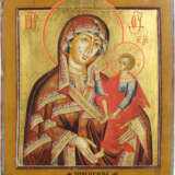 A FINE ICON OF THE SHUI-SMOLENSKAYA MOTHER OF GOD - photo 1