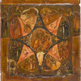 AN ICON SHOWING THE MOTHER OF GOD 'OF THE BURNING BUSH' - photo 1