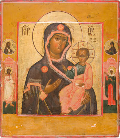 AN ICON SHOWING THE SMOLENSKAYA MOTHER OF GOD - photo 1