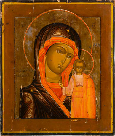 TWO ICONS: THE MOTHER OF GOD OF KAZAN AND THE MOTHER OF GOD OF VLADIMIR - photo 2