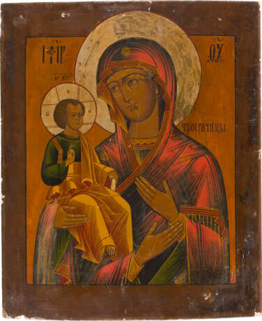 A LARGE ICON SHOWING THE THREE-HANDED MOTHER OF GOD - photo 1