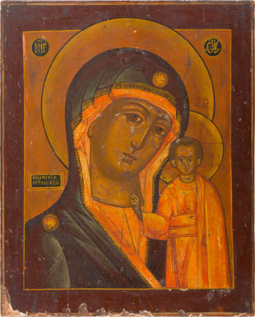 A LARGE ICON SHOWING THE KAZANSKAYA MOTHER OF GOD - photo 1