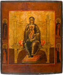 AN ICON SHOWING THE MOTHER OF GOD OF THE KIEV CAVES